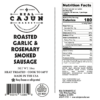 Rosemary & Roasted Garlic Smoked Sausage - Image 2