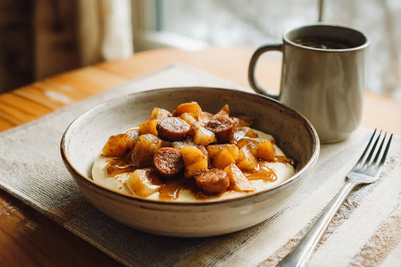 Apple Pie Sausage Pancake Bowls &ndash; Real Cajun Market